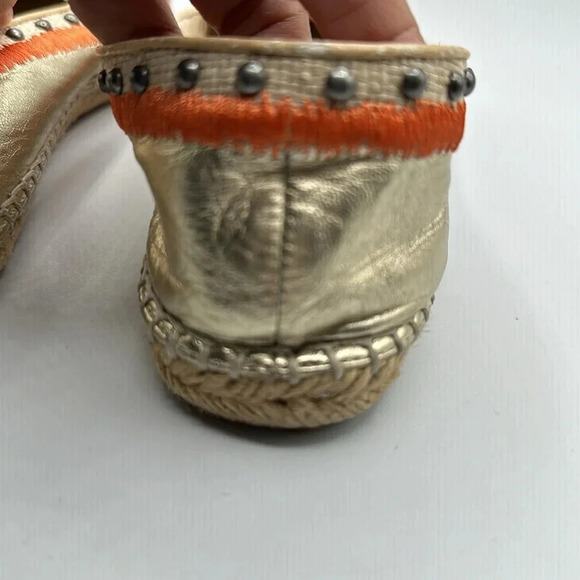 WOMENS HOUSE OF HARLOW 1960 KAT STUDDED ESPADRILLE MOCASSIN SHOES FLATS - Picture 4 of 6